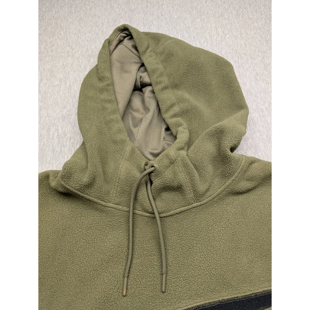 Nike Club Fleece Winterized Pullover Hoodie Mens Small Green DQ4896 222